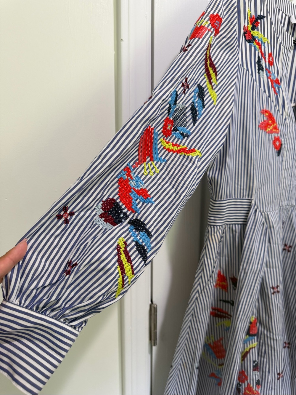 Tanya Taylor Caro Embroidered Dress - Picture 4 of 16